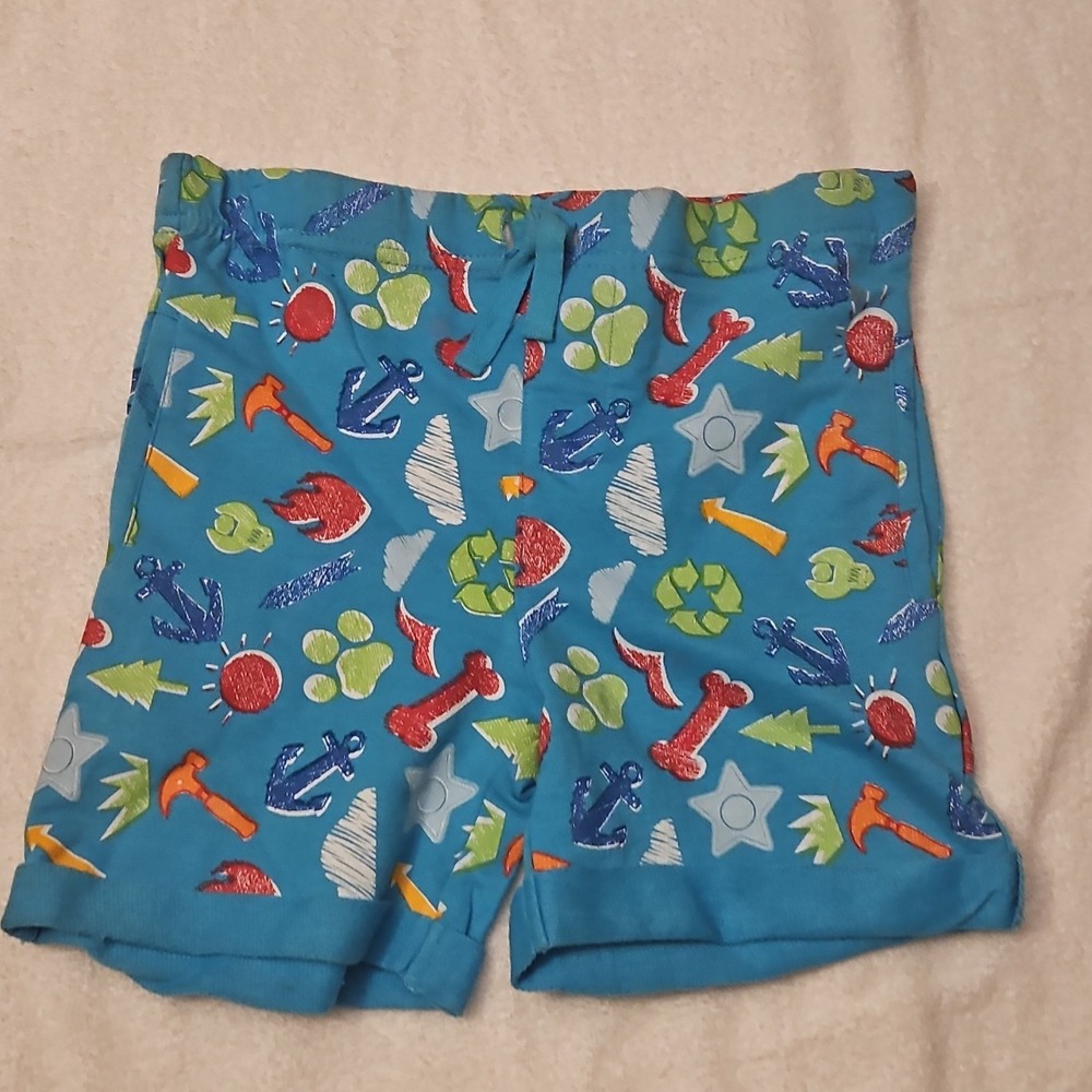 Nickelodeon‎ Boys Swim Shorts Blue Multicolor Graphic Print Size 4T